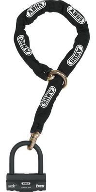 ABUS Schloss GRANIT™ 58 12KS Black Loop Schloss-Ketten-Kombi 32870 Schwarz