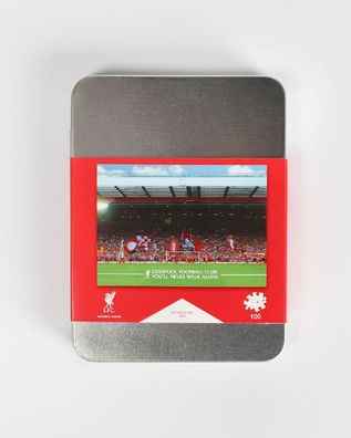 Liverpool FC Kinder Puzzle Stadion 100 Teile in Metallbox