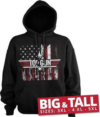 Top Gun America Big &amp; Tall Hoodie Black
