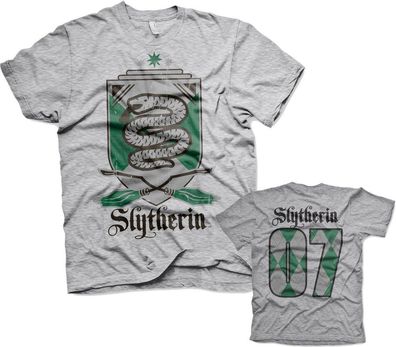 Harry Potter Slytherin 07 T-Shirt Heather-Grey