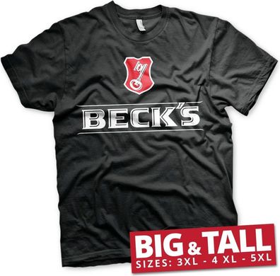 Beck's Logo Big &amp; Tall T-Shirt Black
