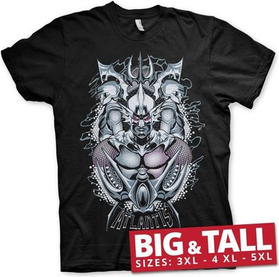 Aquaman Atlantis Big &amp; Tall T-Shirt Black