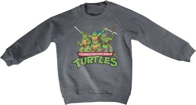 Teenage Mutant Ninja Turtles Teeange Mutant Ninja Turtles Distressed Group Kids