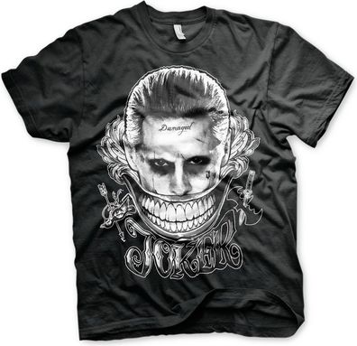 Suicide Squad Joker Damaged T-Shirt Black