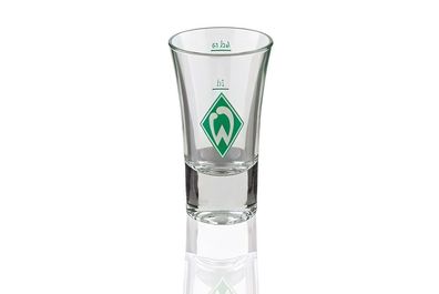 SV Werder Bremen Schnapsglas Raute Fussball