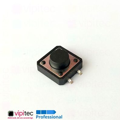 SMD Mikrotaster 12x12x6,5 Mini Taster Printschalter Drucktaster 12x12mm x 6.5mm
