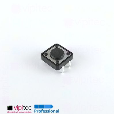 THT Mikrotaster 12x12x4,5 mm Mini Taster Printschalter Drucktaster 12x12mm x 4.5
