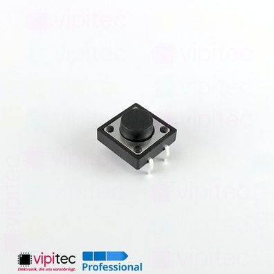 THT Mikrotaster 12x12x6 mm Mini Taster Printschalter Drucktaster 12x12mm x 6mm