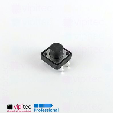 THT Mikrotaster 12x12x7,5 mm Mini Taster Printschalter Drucktaster 12x12mm x 7.5