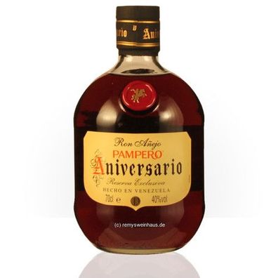 Ron Anejo Rhum Pampero Aniversario Reserva Exclusiva Venezuela 0.70 Liter
