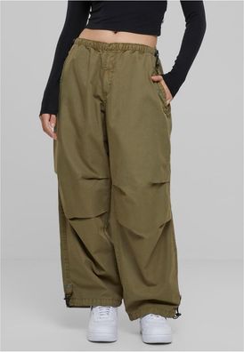 Urban Classics Damen Hose Ladies Cotton Parachute Pants