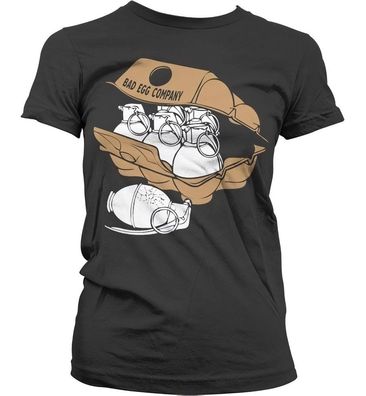 Hybris Bad Eggs Company Girly Tee Damen T-Shirt Black