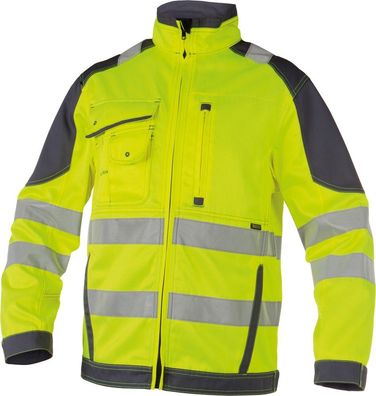 Dassy Warnschutz Arbeitsjacke Orlando PESCO74 Neongelb/Zementgrau