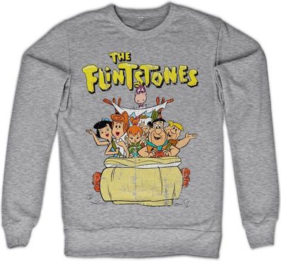 The Flintstones Sweatshirt Heather-Grey