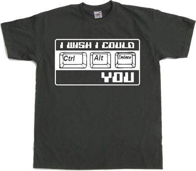 Hybris I Wish I Could CTR-ALT-DEL You! Dark-Grey