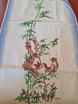 bunt bedrucktes Handtuch China Import Rand blau
