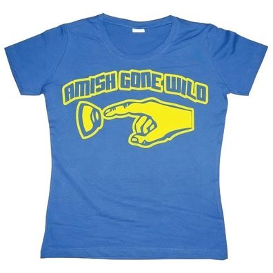 Hybris Amish Gone Wild Girly T-shirt Damen Blue