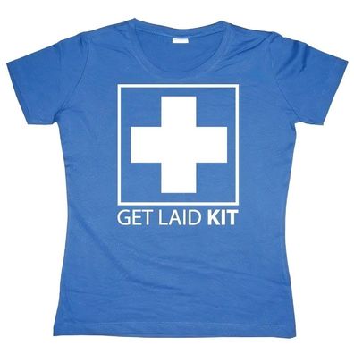 Hybris Get Laid Kit Girly T-shirt Damen Blue
