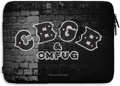 CBGB &amp; OMFUG Laptop Sleeve Tasche Black