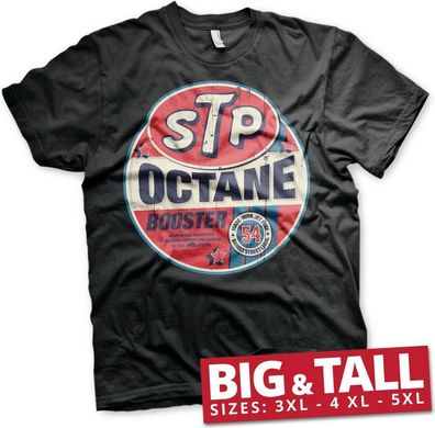 STP Octane Booster Big &amp; Tall T-Shirt Black