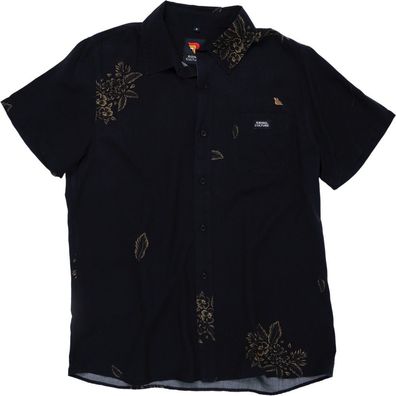 Riding Culture by Rokker Hawai Hemd Kapalua Black