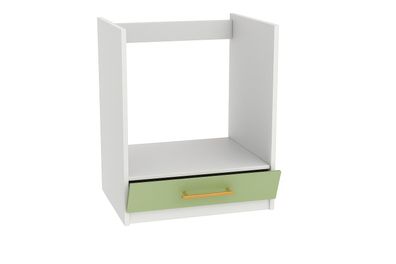 Herdumbauschrank 60cm Salbeigrün Matt Unterschrank Küchenschrank