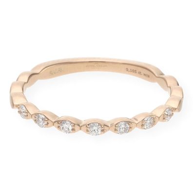 JuwelmaLux Ring 585 Rotgold mit Brillanten JL12-07-0094