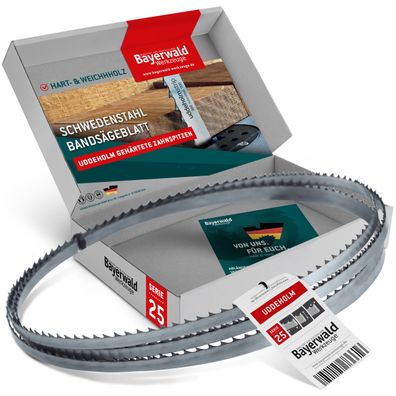 Bandsägeblatt 2225 x 15 x 0,45mm mit 4 TPI , für Weich-/Hartholz