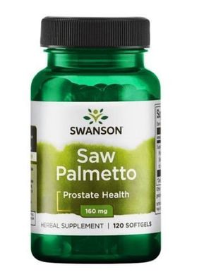 Swanson Saw Palmetto Extrakt 120 Kapseln - Unterstützt die Prostata-Gesundheit!