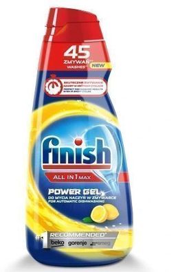 Finish All-in-1 Max Zitronengel 900 ml