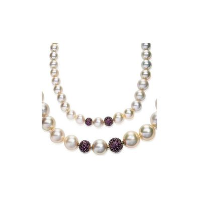 Luna Creation - 4A045R8-1 - Edelstein-Collier Rhodolith 7.84 ct