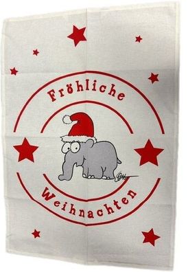 Geschirrtuch Ottifant Weihnachten