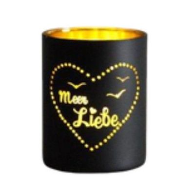 Windlicht Meer Liebe