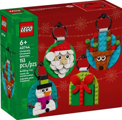 LEGO® 40744 - Verschiedene Christbaumanhänger (153 Teile)