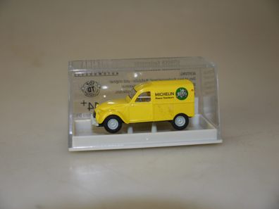 1:87 Brekina 14148 Citroen Ente Kasten Michelin, neu