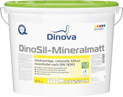Dinova DinoSil-Mineralmatt 12,5 Liter weiß