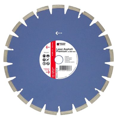 Diamanttrennscheibe 350 x 20 Laser Asphalt Premium