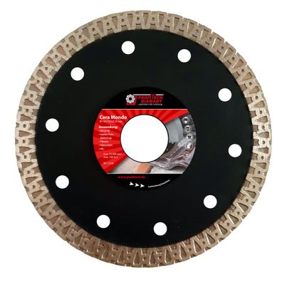 Diamanttrennscheibe 125 x 1,6 x 22,2 , Cera Mondo, Feinsteinzeug