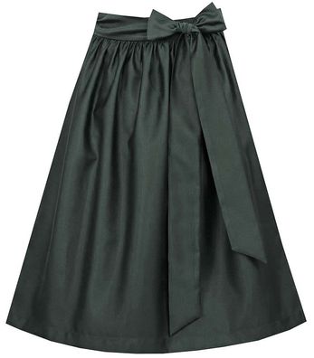 Dirndlschürze Mühldorf 70cm Länge waldgrün - Größe: 3XL