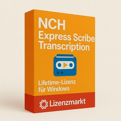 NCH Express Scribe Transcription - Lifetime-Lizenz für Windows