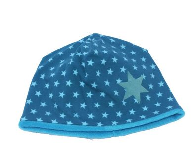 Hochwertige Mütze mit Sternen - Farbgewitter Babymütze