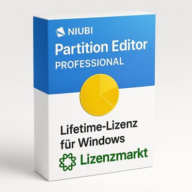 NIUBI Partition Editor Professional - Lifetime-Lizenz für Windows