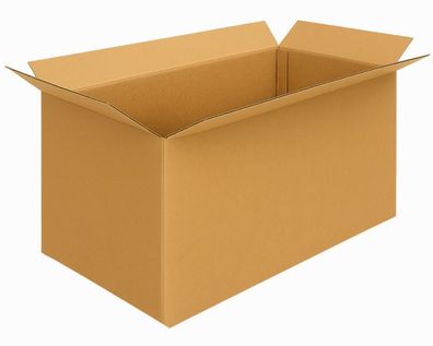 Faltkarton 120x60x60 cm (1200 x 600 x 600 mm) Einwellig Braun Versandkarton