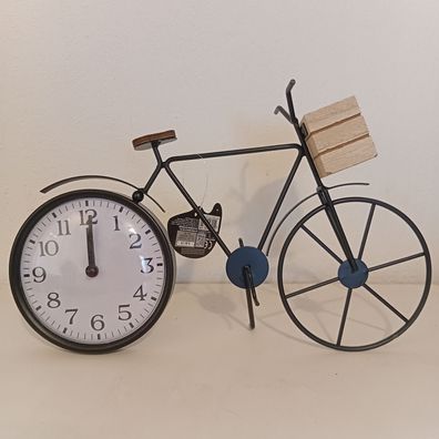 Standuhr Fahrrad Schwarz 23,5cmTischuhr