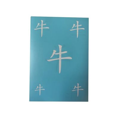 Airbrush Klebeschablonen Schablonen chinesisches Tierkreiszeichen Set Rind A4