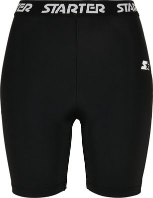 Starter Black Label Damen Ladies Logo Tape Cycle Shorts Black