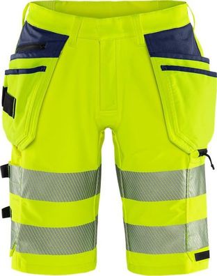 Fristads High Vis Green Handwerker Stretch-Shorts Kl. 2 2646 GSTP