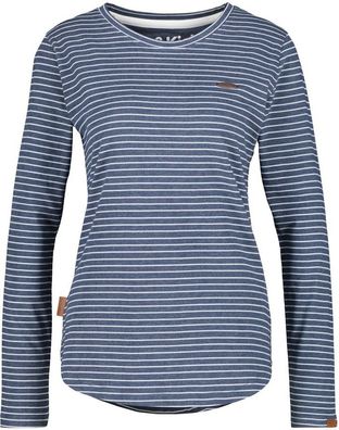 Alife &amp; Kickin Damen LeaAK Z Longsleeve Marine Melange