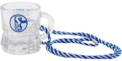 FC Schalke 04 S04 Schnapsglas mit Kordel Fußball