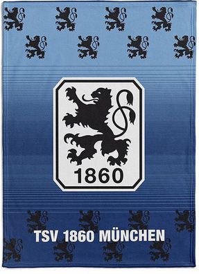 TSV 1860 München Flanellfleecedecke Logo Fußball